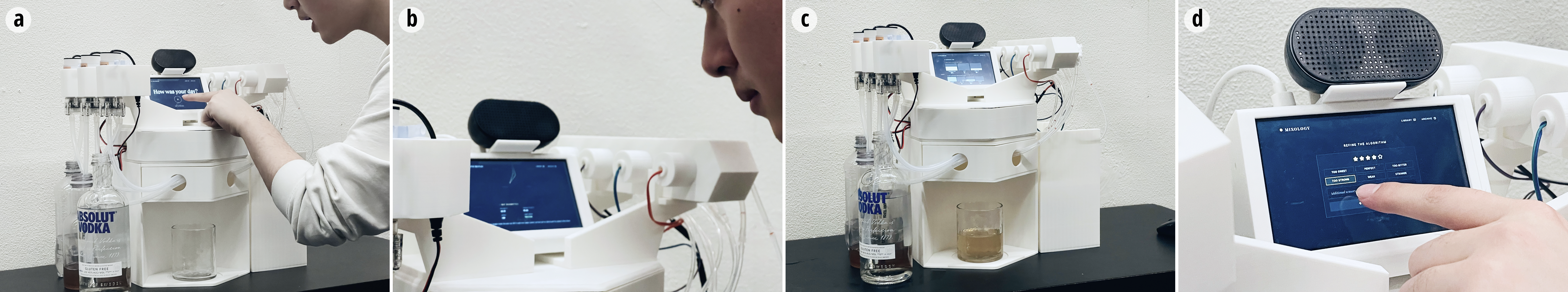 Mnemonic Mixology - interaction